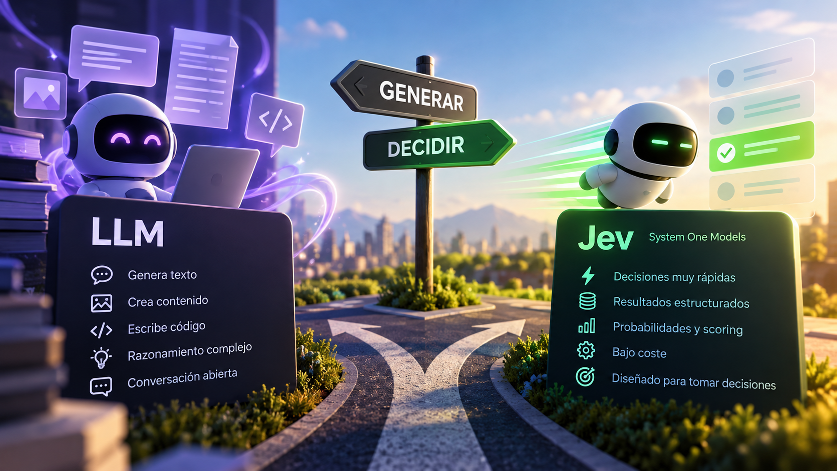 Jev y los System One Models: ¿necesitamos un LLM para tomar cada decisión? (WIP)